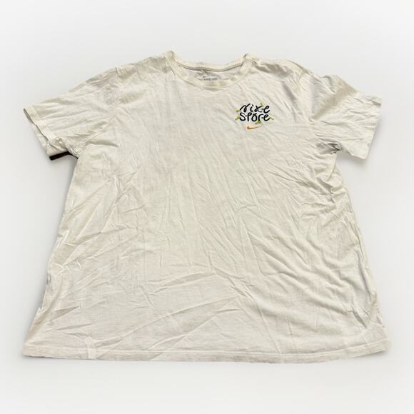 Nike Tee Mens White “Nike Store” Graphic Print Short Sleeve T-Shirt Size 3XL - Picture 1 of 10